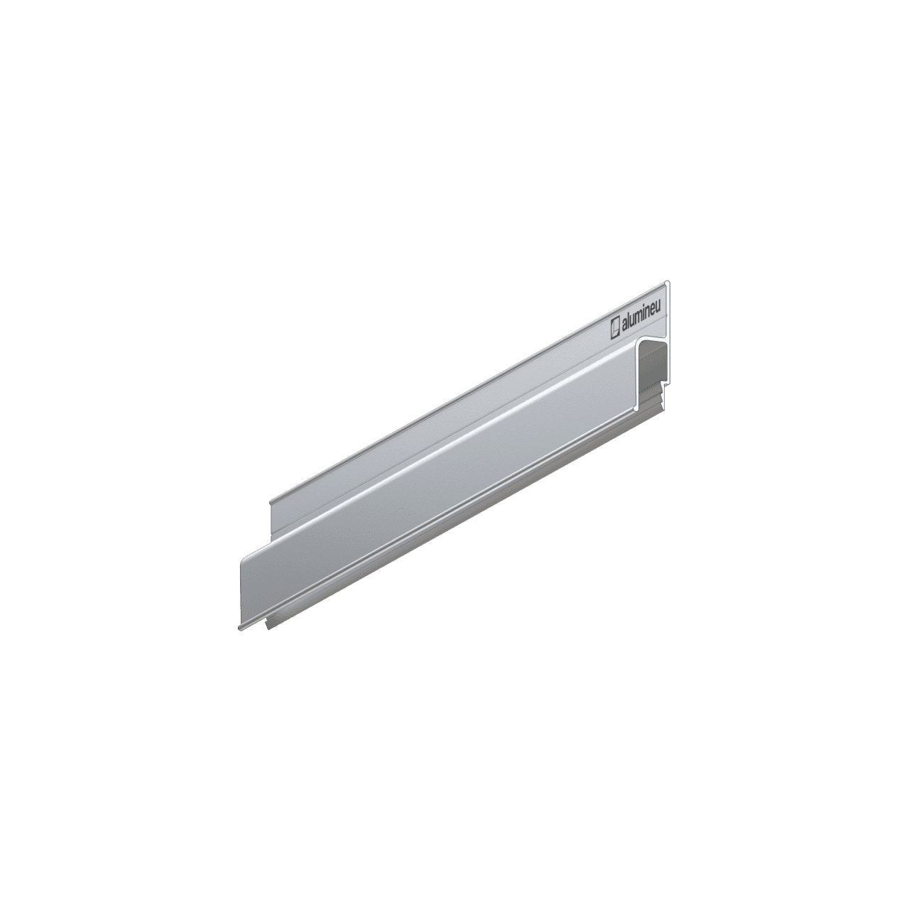 CLASSIX X130 klassiek profiel voor spanplafonds, Onbehandeld