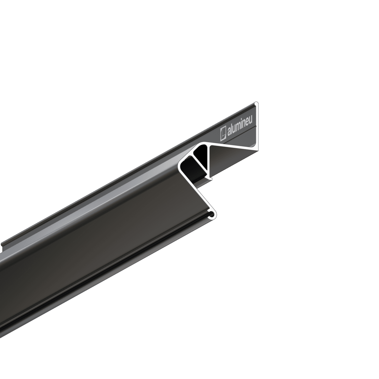Close-up FLOATIA X301, LED-schaduwvoegprofiel, Wit mat, 15 mm