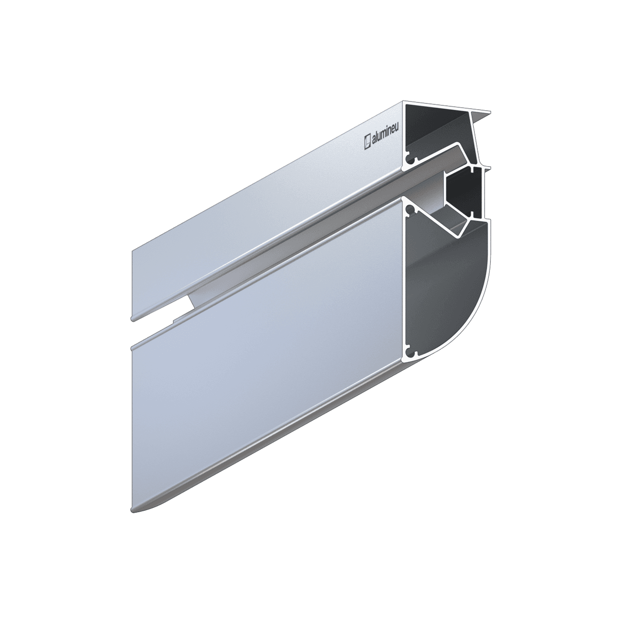STRATOS X701 twee-niveaus profiel voor spanplafonds, Onbehandeld