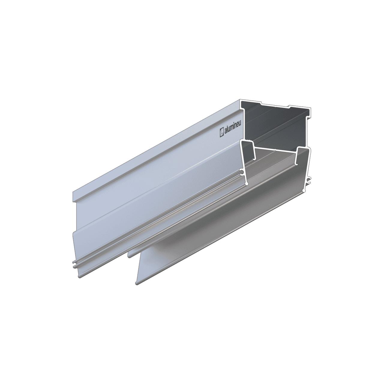LIGHTRA X030 lichtlijnprofiel voor spanplafonds, Onbehandeld