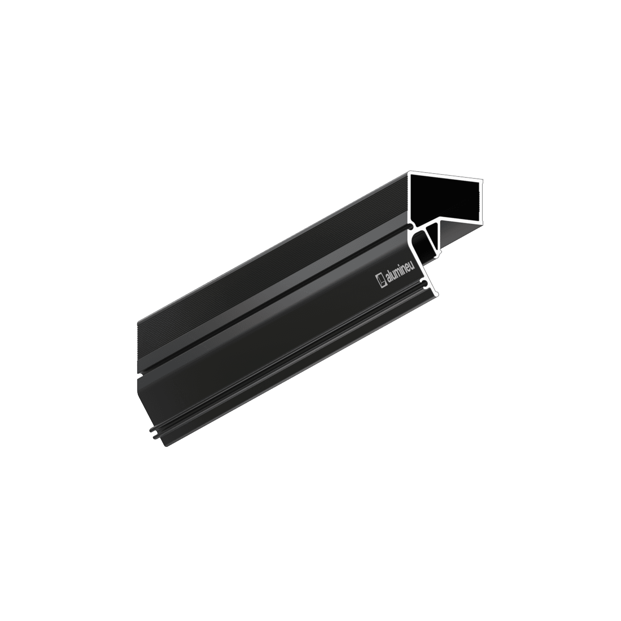 FLOATIA X303 LED-schaduwvoegprofiel voor spanplafonds, Onbehandeld