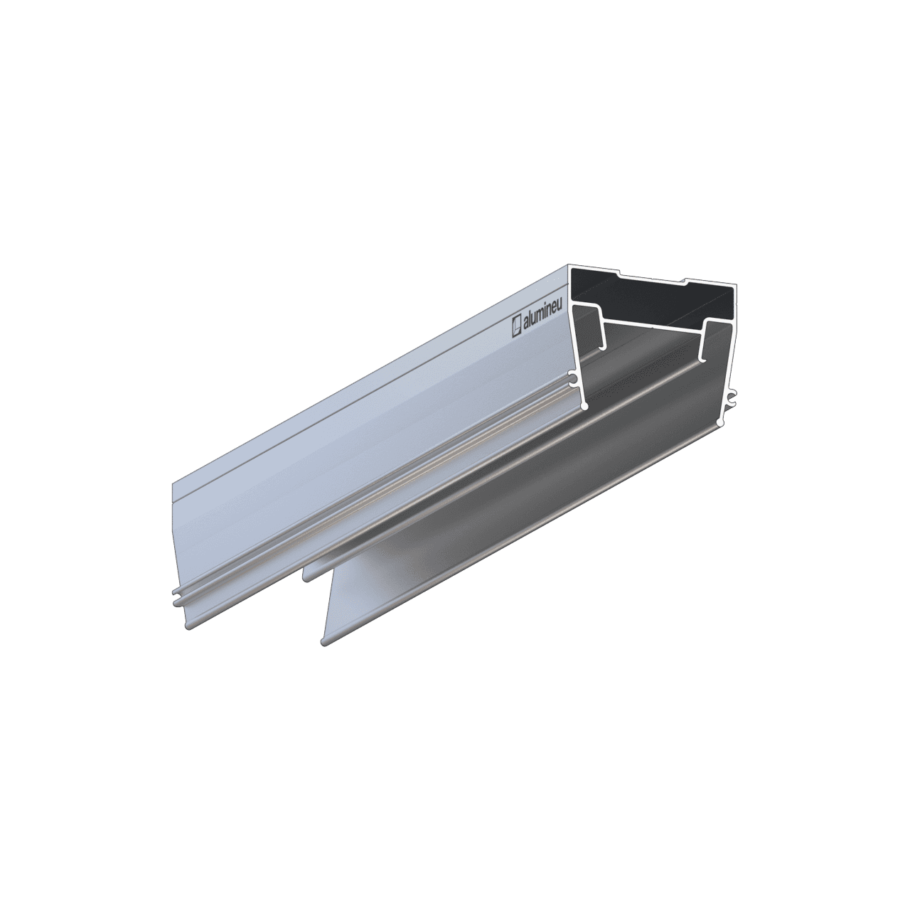 LIGHTRA X030 S lichtlijnprofiel voor spanplafonds, Onbehandeld