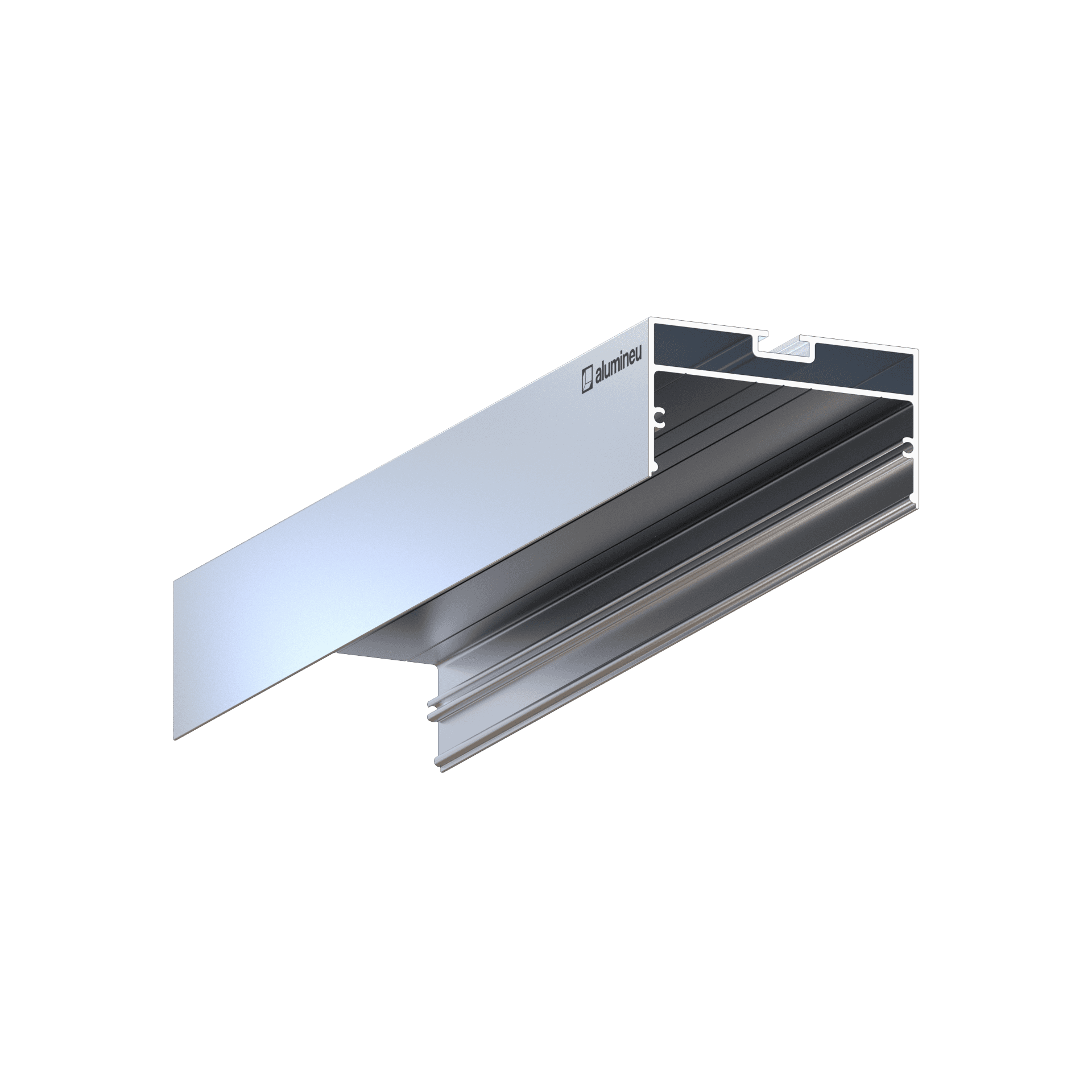 LAMPLIX X950 lichtlijnprofiel voor spanplafonds, Onbehandeld