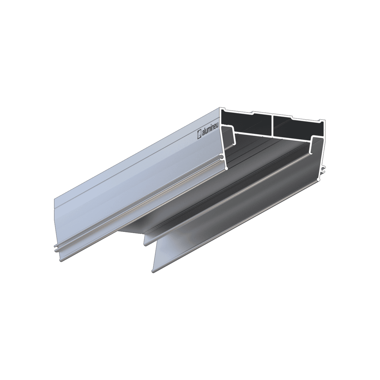 LIGHTRA X050 lichtlijnprofiel voor spanplafonds, Onbehandeld