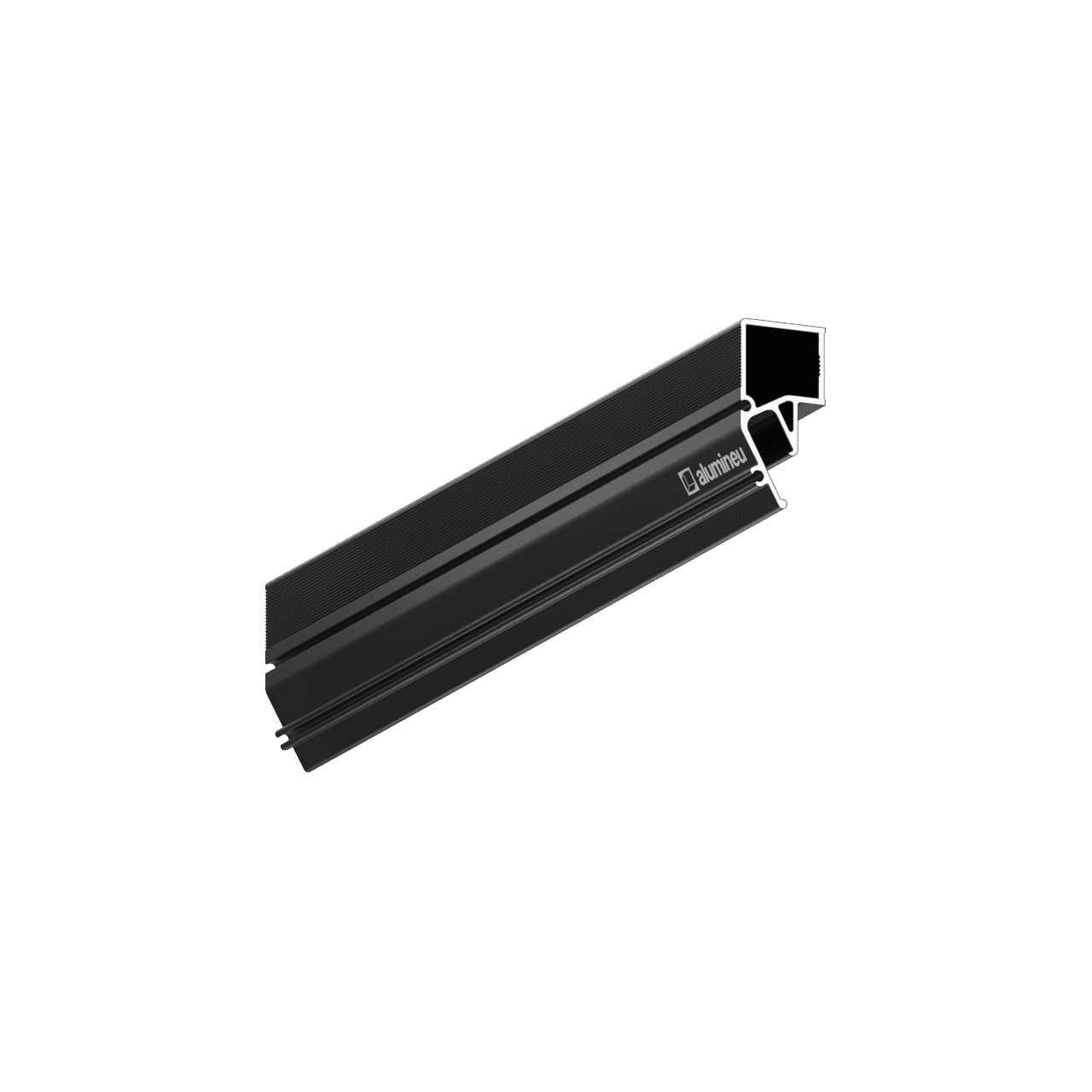 INVISIA X206 schaduwvoegprofiel voor spanplafonds, Zwart mat