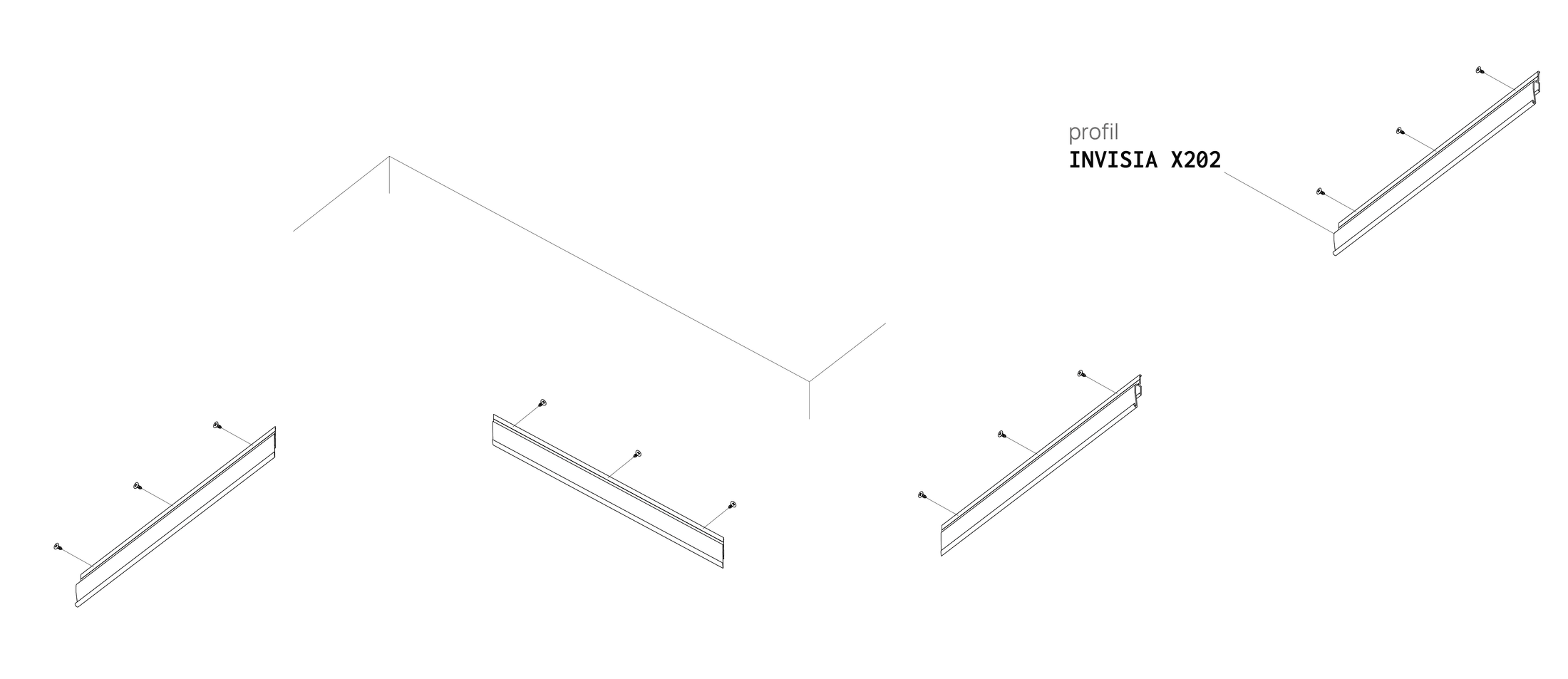 Montageschema INVISIA X202