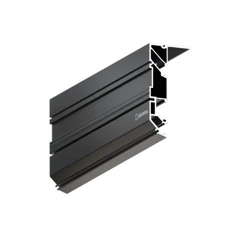 Profiel STRATOS X706 voor spanplafonds, Zwart mat